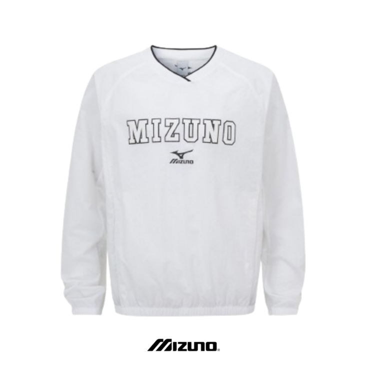 국내배송 미즈노 VNECK WOVEN MTM 화이트 캐주얼 남성용 맨투맨 국내배송 미즈노 VNECK WOVEN MTM 화이트 캐주얼 남성용 맨투맨