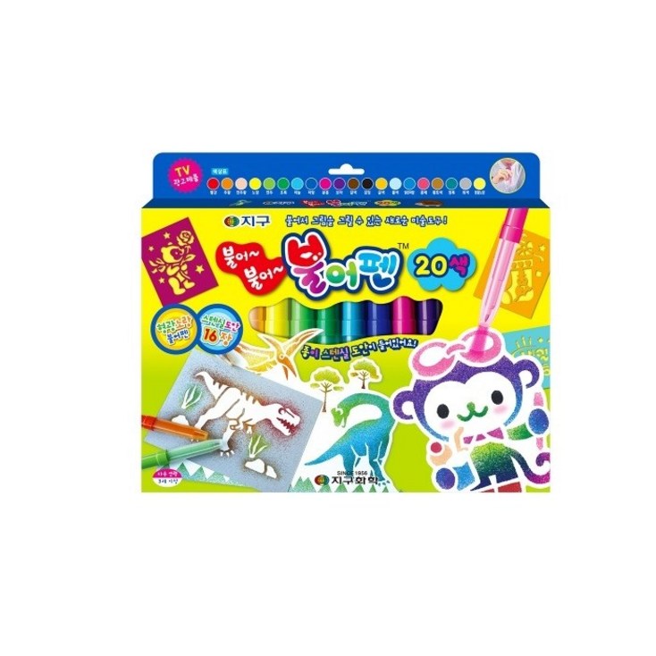 지구화학불어펜, 1개, 10색 지구화학불어펜, 1개, 10색
