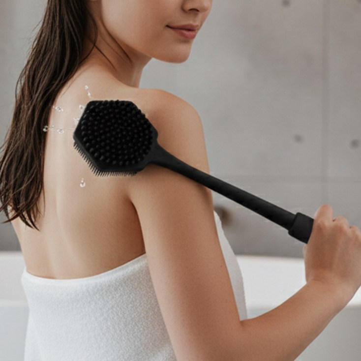 구디아 거품이 잘 나고 휘어지지 않는 롱 바디 브러쉬