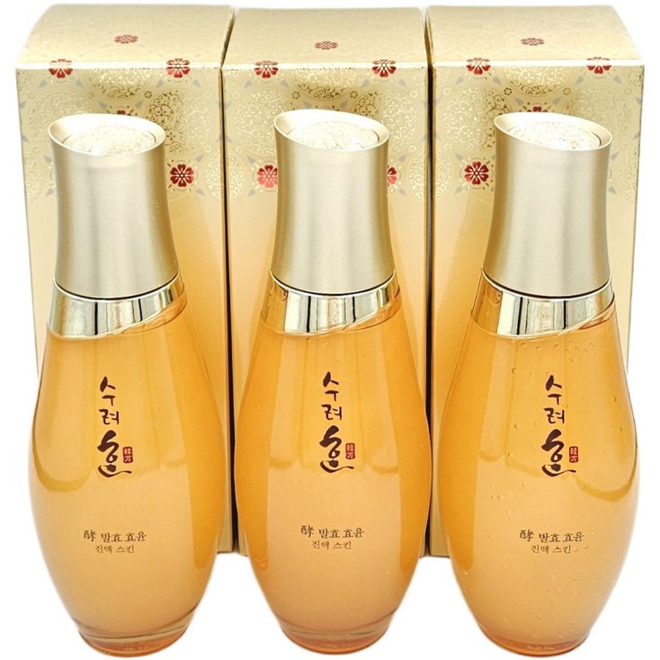 수려한 발효 효윤 진액 스킨, 3개, 150ml