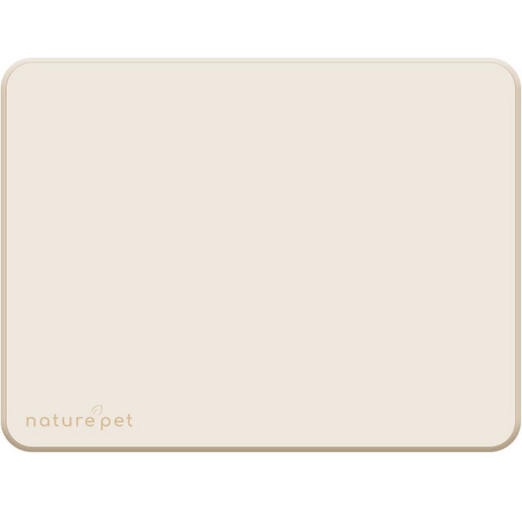 네이처펫 강아지 논슬립 실리콘 배변매트, 베이지, 1개