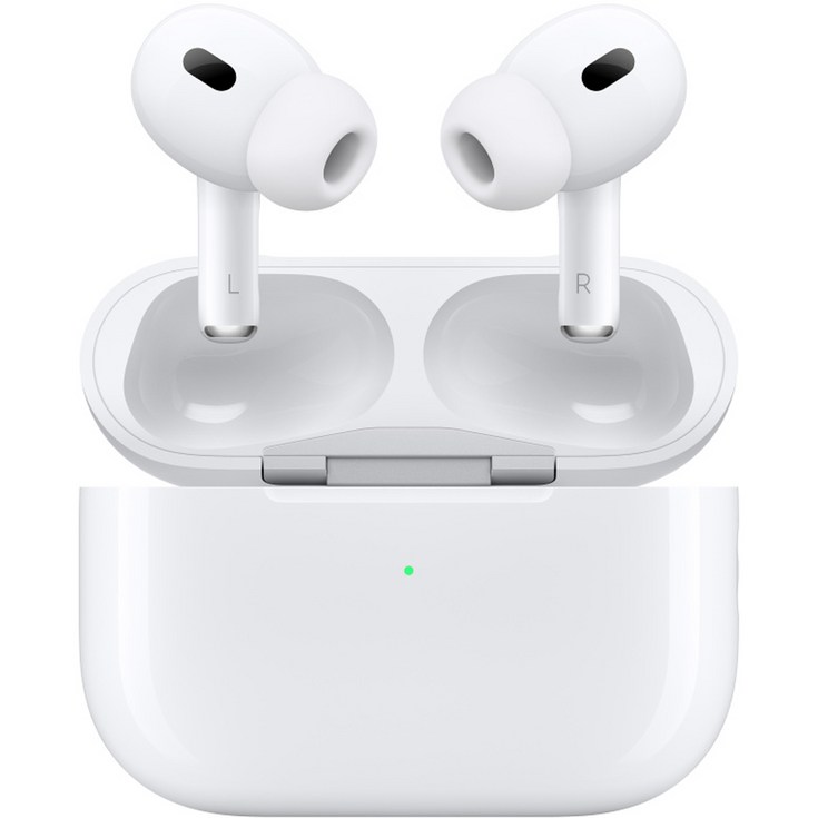 Apple 2023 에어팟 프로 2세대 USBC 블루투스 이어폰, 화이트, MTJV3KHA