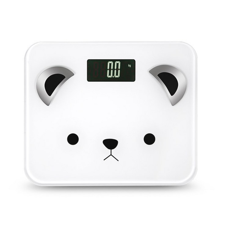 힐링큐 스마트 체중계 곰 HQS1000, HQS1000, 화이트, 1개
