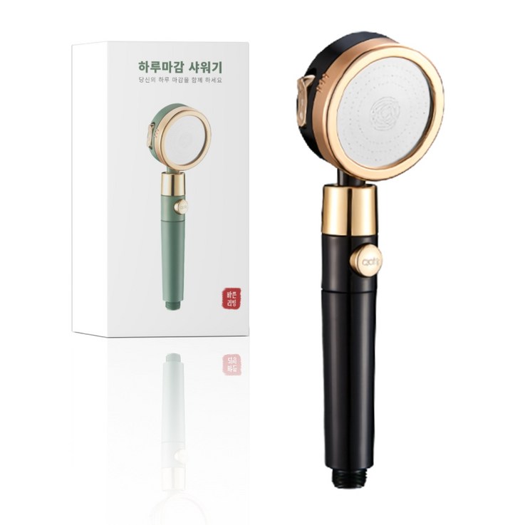 하루마감 수압상승 필터 샤워기 블랙 하루마감 수압상승 필터 샤워기 블랙