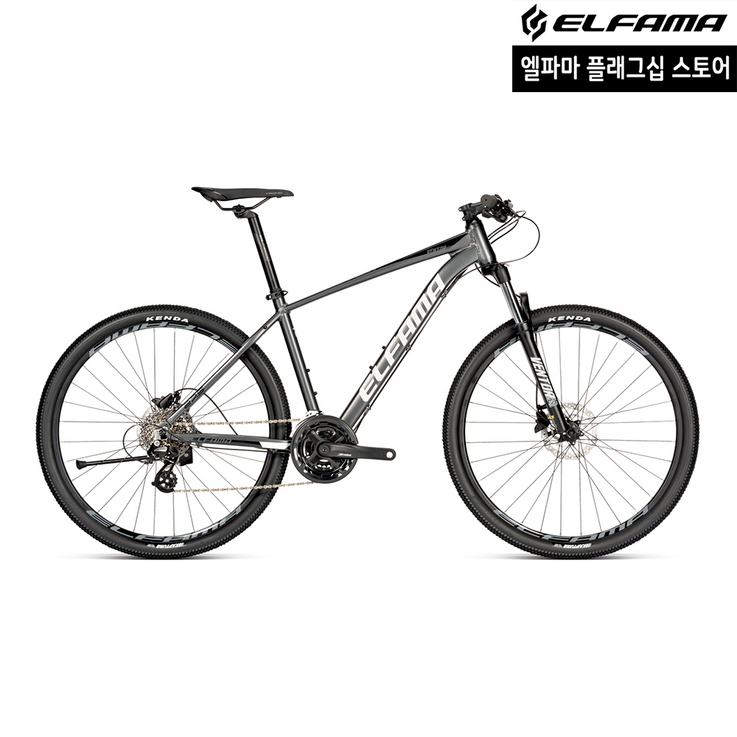 2022 엘파마 벤토르 V2000 MTB 자전거 입문용, 그레이 블랙