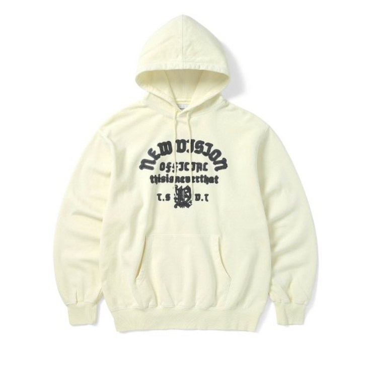 빠른출고 THISISNEVERTHAT New Vision Crack Hoodie Ivory