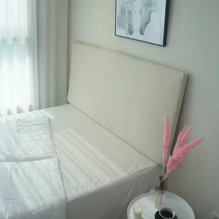 데코코 심플 슬림 침대 헤드보드-6color 헤드쿠션, 베이지 - 쇼핑앤샵