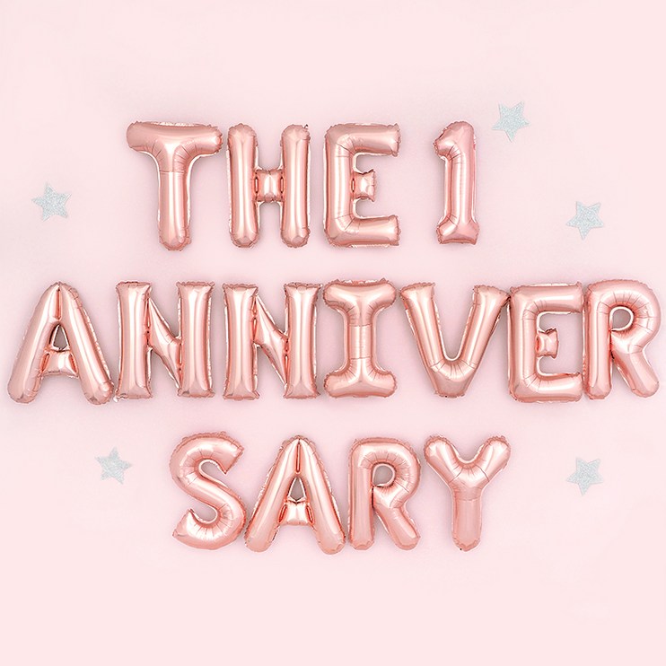 파티팡 THE 1 ANNIVERSARY 은박풍선 세트