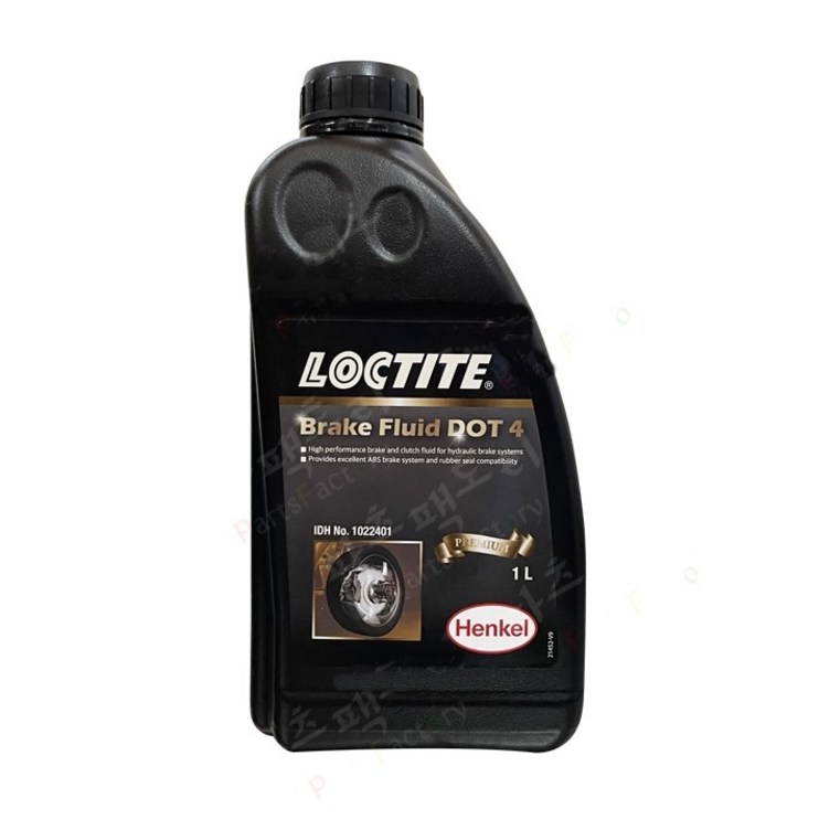 LOCTITE 록타이트 브레이크오일 1L 1000ml DOT4 클러치액 ABS 록타이트 브레이크오일, 1개, 단일상품