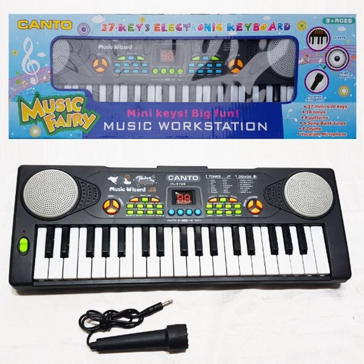 칸토37 일렉트로닉 키보드 디지털피아노 악기 미니피아노 전자 건반 BTS 오르간 학교 학습 음악 교육 어린이날선물 크리스마스선물