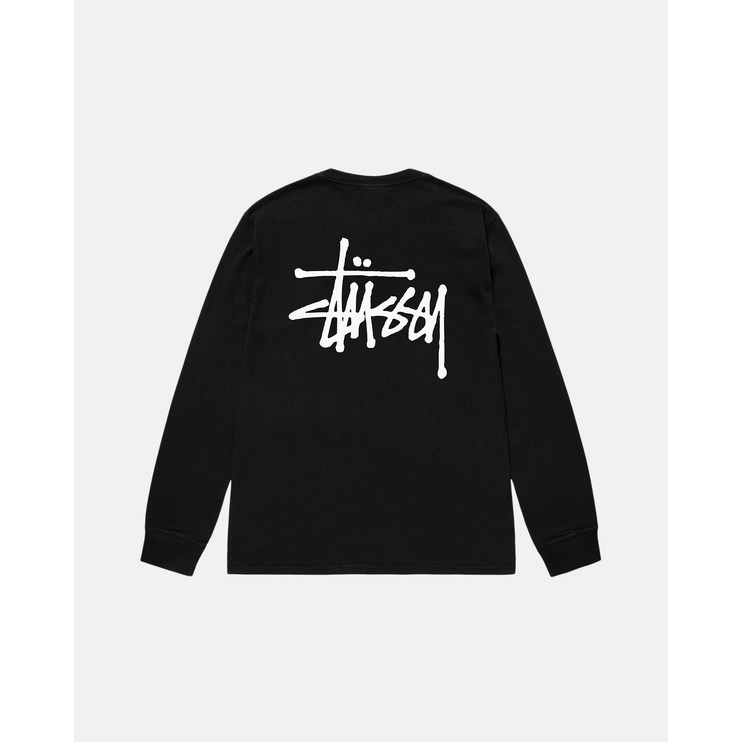 국내배송 스투시 베이직 롱슬리브 긴팔 티셔츠 블랙 1994870 1995000