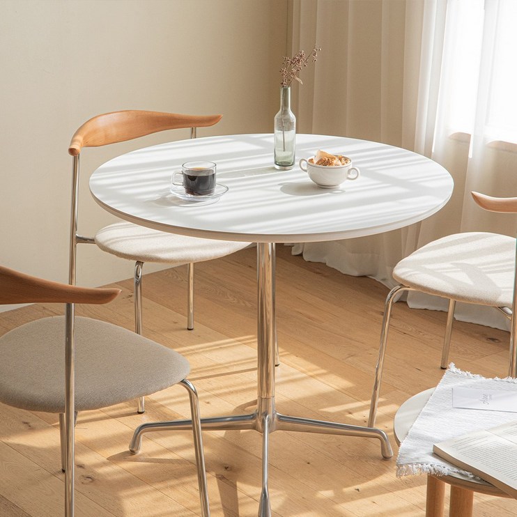 아르네 포세린 세라믹 원형 식탁 테이블 900, 옵션:900Size / 원형