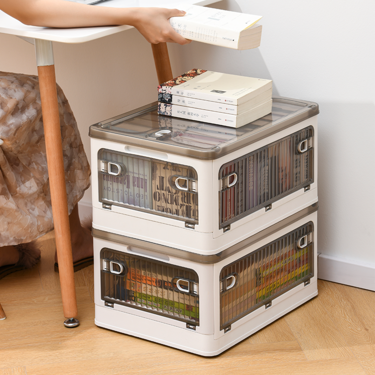 폴딩박스 리빙박스 5방향 이지 오픈도어 28L