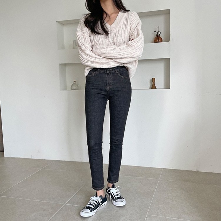 올시즌 902 여성용 스판 네티 기모 슬림일자진 올시즌 902 여성용 스판 네티 기모 슬림일자진