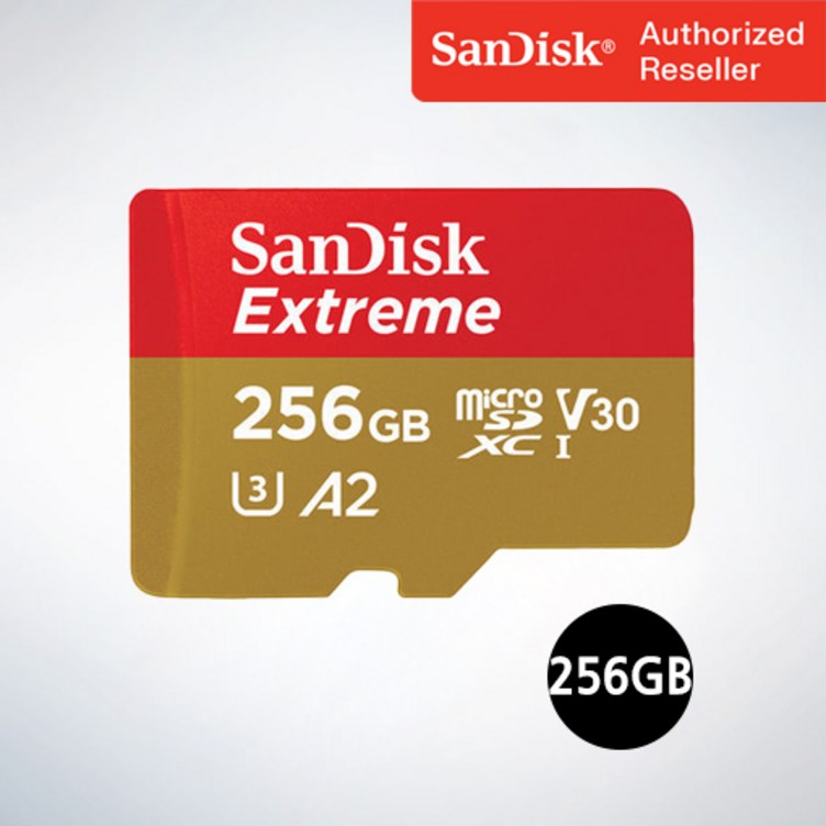 샌디스크 마이크로 SD카드 SDXC Extreme 익스트림 QXAV 256GB