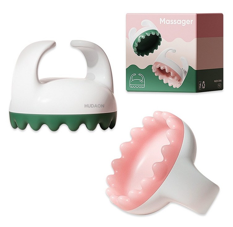 휴다온 종아리 복부 승모근 괄사 마사지기 2종 세트