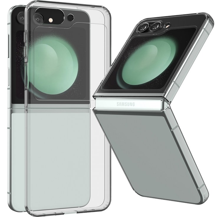 모란카노 슬라임 외부액정 보호 투명 젤리 휴대폰 케이스 2p