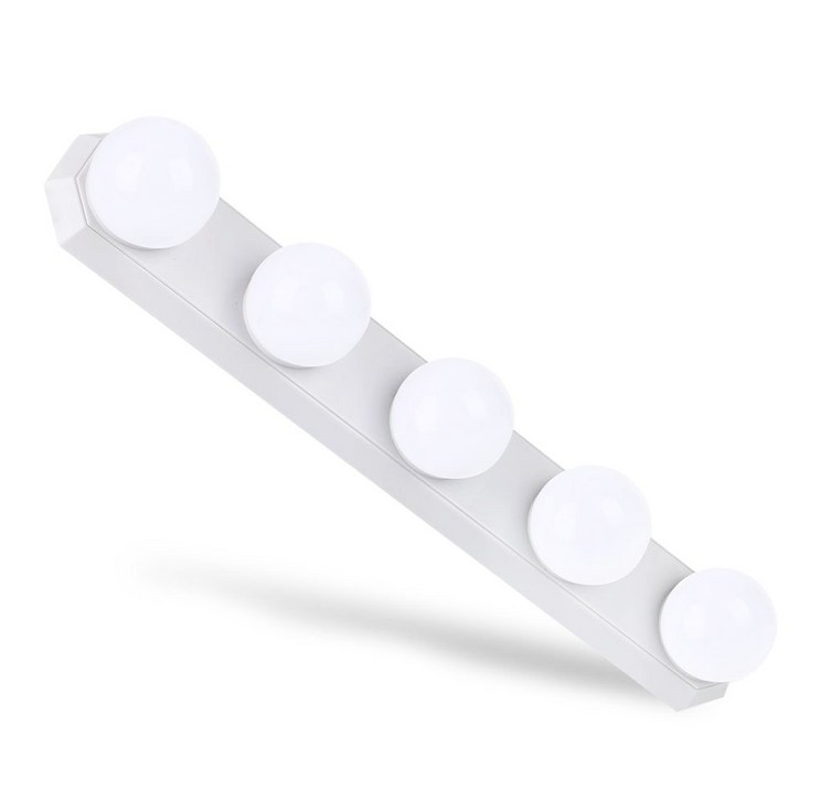 USB 화장대 거울흡착 LED 조명5구