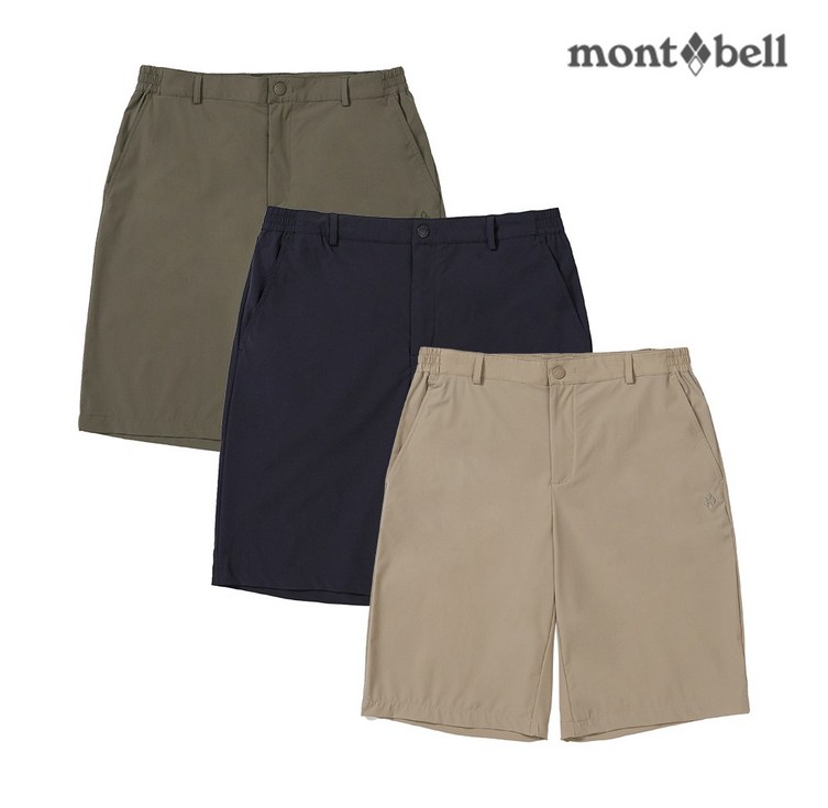 몽벨 남성 솔리드 냉감 5부 팬츠 MW3EMMPH86