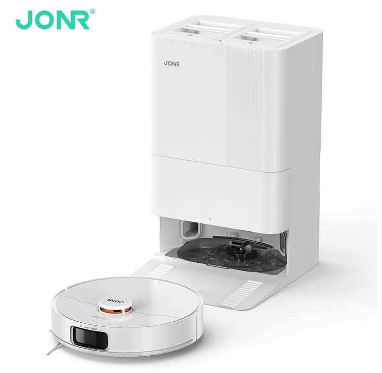 JONR 올인원 로봇청소기 확장형 엣지 물걸레 안티탱글브러쉬 8000pa 고온건조 클리닝스테이션 미홈앱, P20PRO