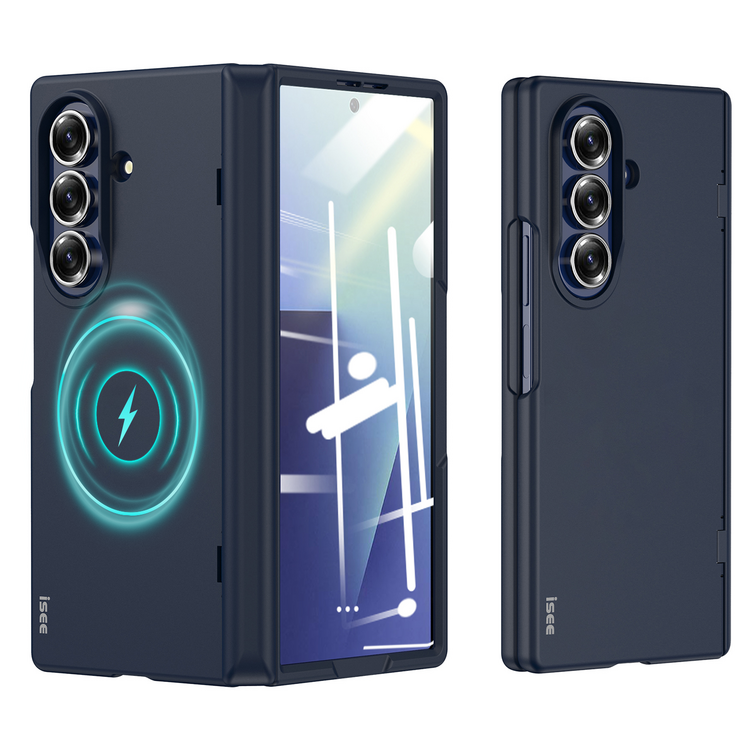 isee아이시 Z폴드7카메라 간섭없는Z플립7 힌지보조 맥세이프 무선충전 일체형 액정보호 케이스