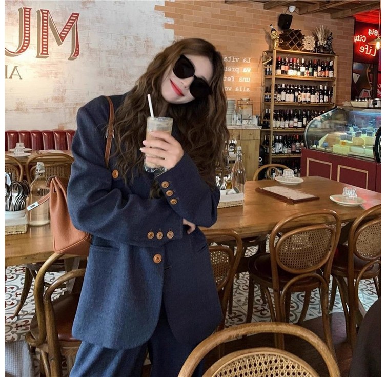 COSYEVNO 여성 정장 코트 신상 캐주얼 정장 바지 투피스