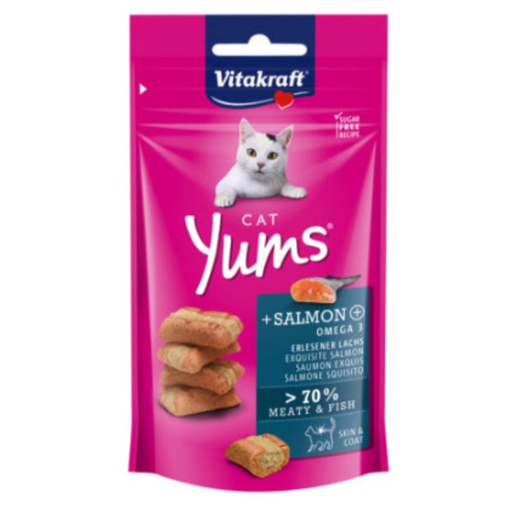 비타크레프트 캣얌 고양이 스낵, SALMON 연어, 40g, 5개