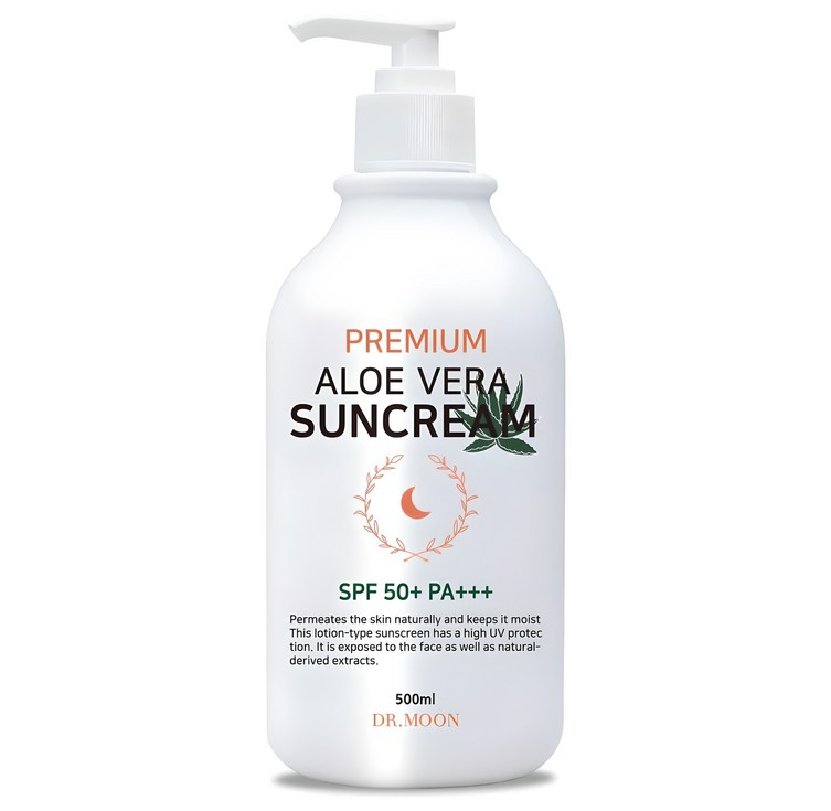 DRMOON 프리미엄 알로에베라 선크림 SPF50 PA, 500ml, 1개