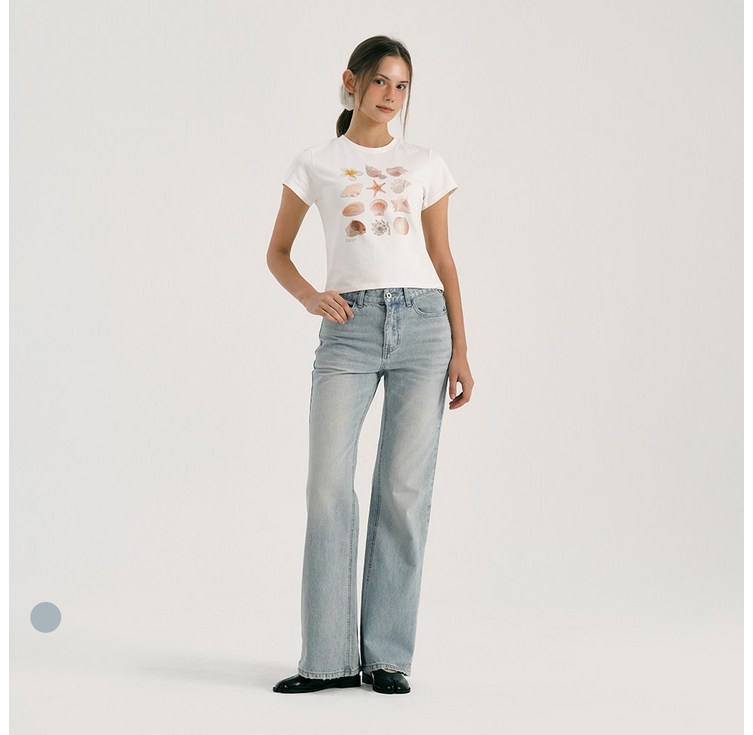 콘치웨어 CONCH DENIM 솔리드 부츠컷 데님팬츠 2colors