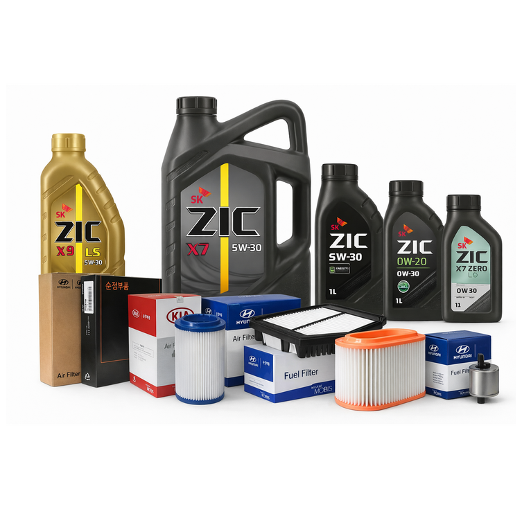 더마스터 모하비 더마스터HM 20년형 1924년식 감마II 3.0디젤 엔진오일세트 순정필터 지크오일, 1세트, 기아