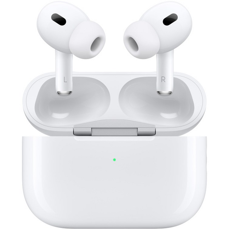 Apple 2023 에어팟 프로 2세대 USBC 블루투스 이어폰, 화이트, MTJV3KHA