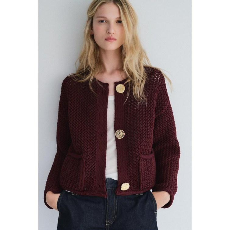 ZARA 자라 청키 니트 가디건 ZARA 자라 청키 니트 가디건